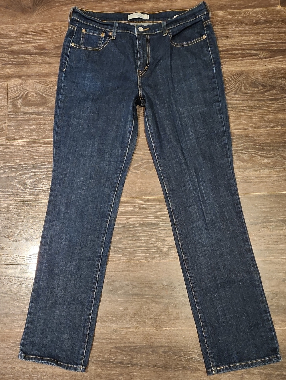 ❤️ LEVIS Y2K 505 STRAIGHT LEG JEANS, 12L (31 LONG) - Picture 2 of 10